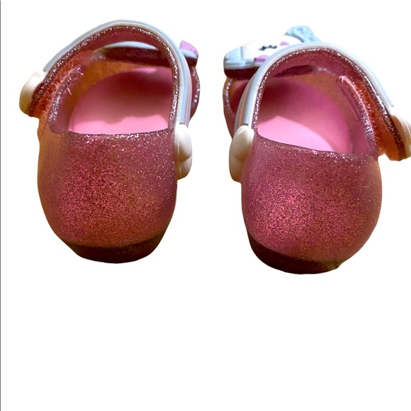 NEW MINI MELISSA Ultragirl Unicorn Clear Pink Mary Janes with Box-Size 5 - Picture 4 of 6